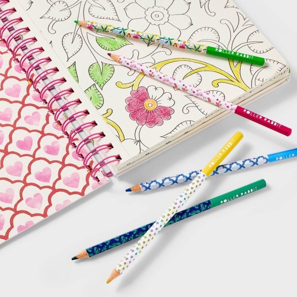 NEW Roller Rabbit x Target Colored Pencil Set - Picture 4 of 6